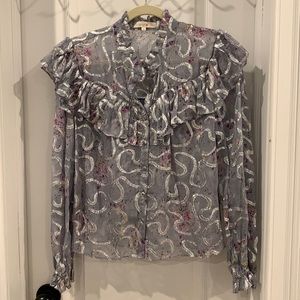 LoveShackFancy Sheer Blouse
